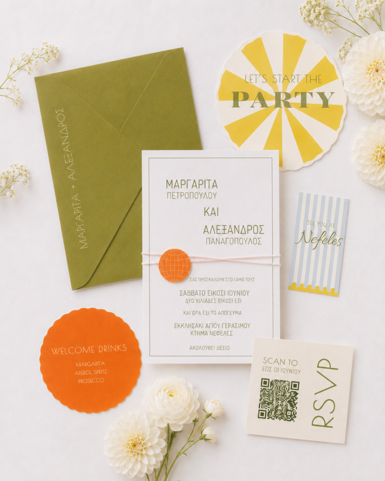 wedding stationary invitation